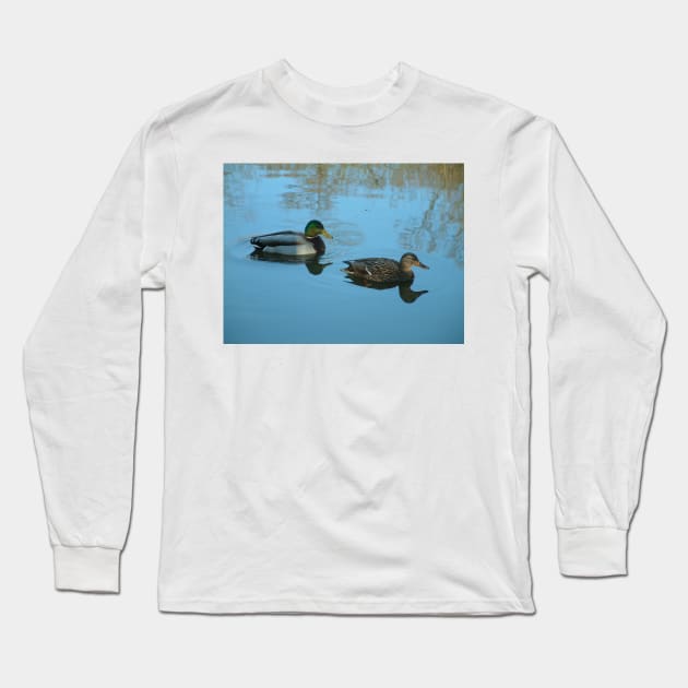 Ducks Long Sleeve T-Shirt by newbeltane